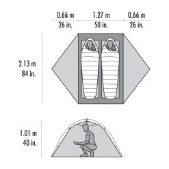 MSR Hubba Hubba 2 Person Backpacking Tent V9 -ALPS SHOP 11506 msr hubba hubba 2 floorplan