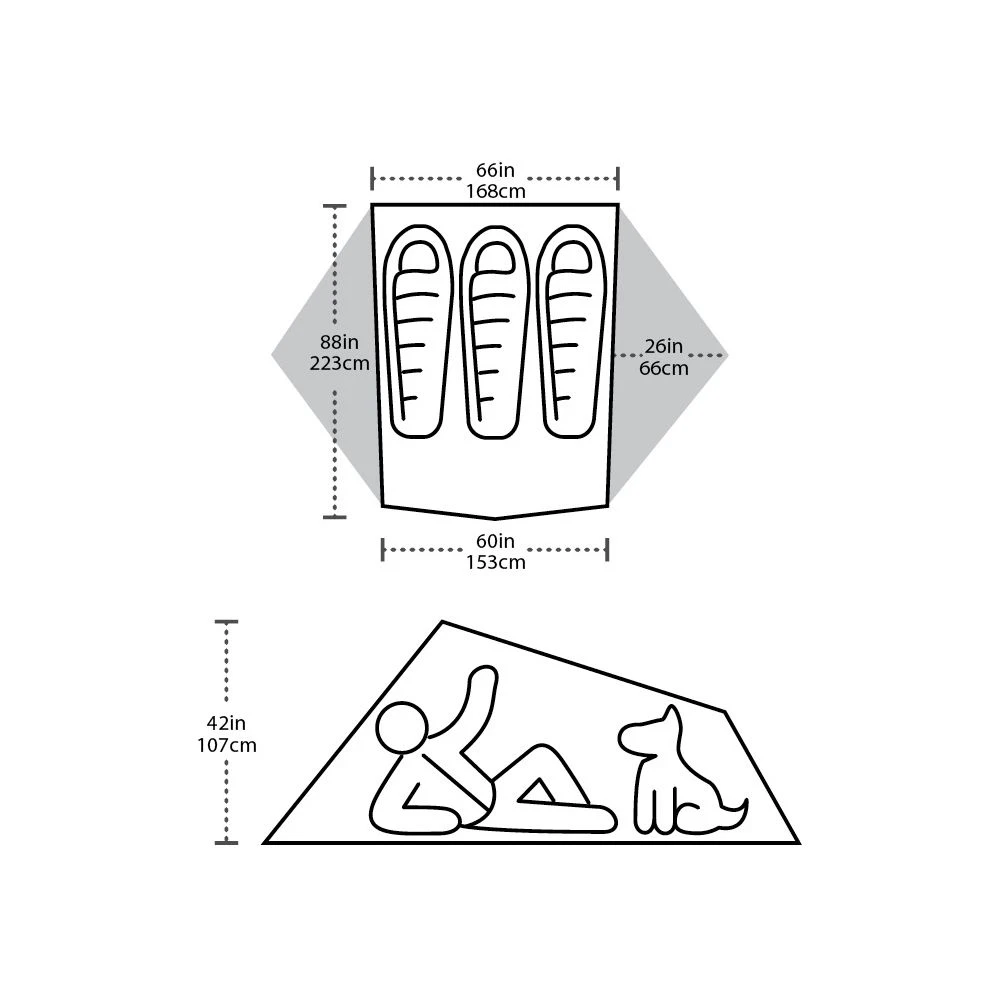 Big Agnes Tiger Wall Carbon 3 Person Tent 5 Big Agnes Tiger Wall Carbon 3 Person Tent - Image 5