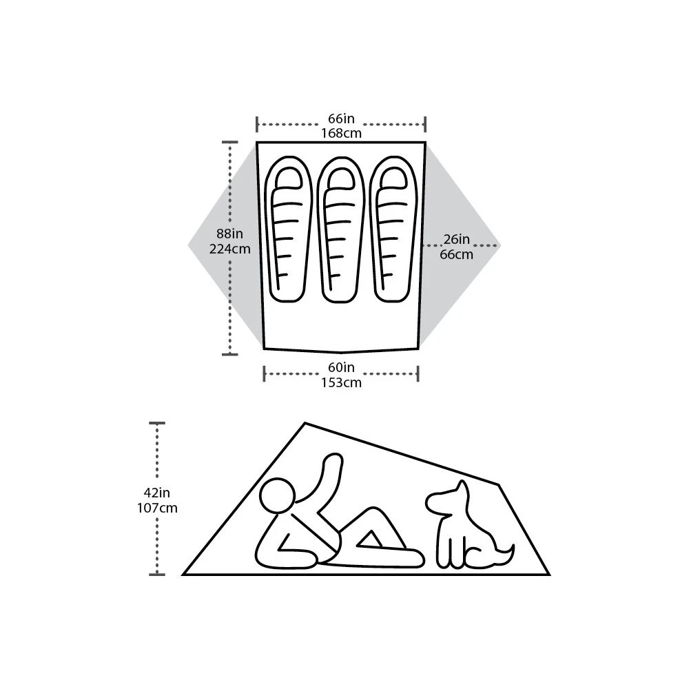 Big Agnes Tiger Wall 3 Platinum 3 Person Tent 5 Big Agnes Tiger Wall 3 Platinum 3 Person Tent - Image 5