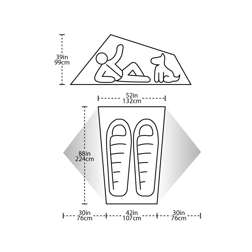 Big Agnes Copper Spur HV2 Expedition 2 Person Tent 5 Big Agnes Copper Spur HV2 Expedition 2 Person Tent - Image 5