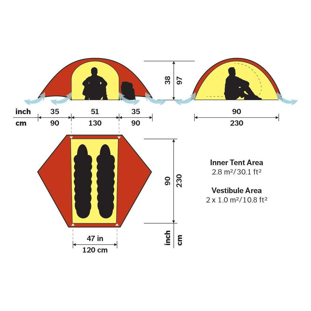 Hilleberg Rogen 2 Person Tent 4 Hilleberg Rogen 2 Person Tent - Image 4