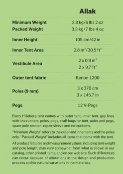 Hilleberg Allak 2 Person Tent 9 Hilleberg Allak 2 Person Tent -ALPS SHOP hilleberg allak factbox