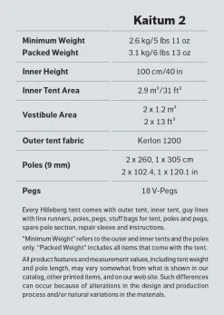 Hilleberg Kaitum 2 Person Tent 5 Hilleberg Kaitum 2 Person Tent -ALPS SHOP hilleberg kaitum2 specs