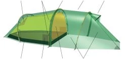 Hilleberg Nallo GT 2 Person Tent 11 Hilleberg Nallo GT 2 Person Tent -ALPS SHOP nallo gt 3d